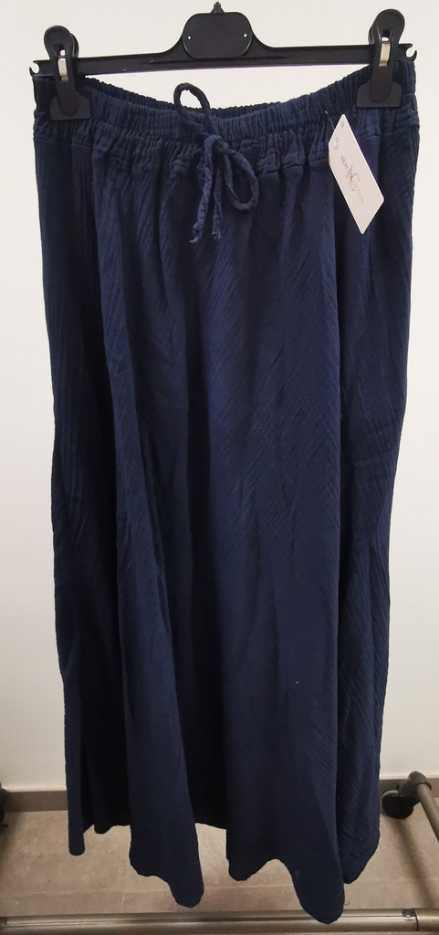 Jupe longue Mira marine