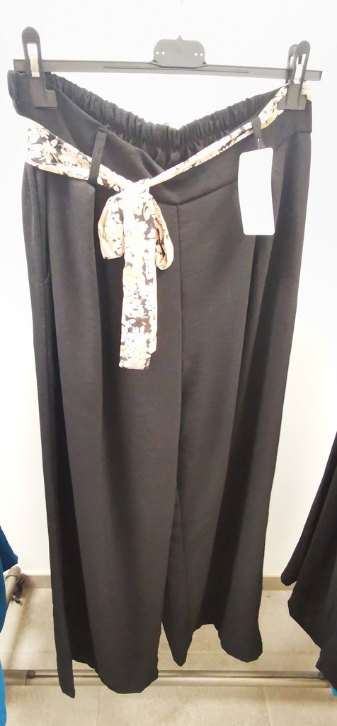 Pantalon uni "Mona" GT Noir