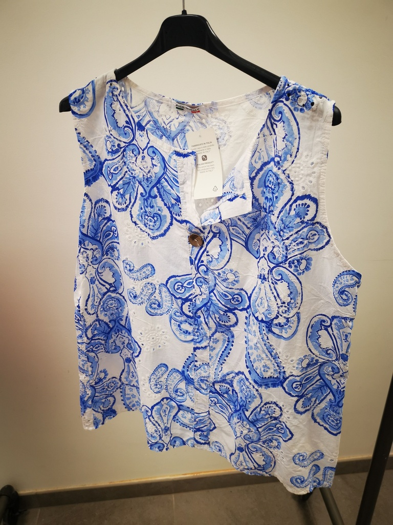 blouse Lou bleu roi