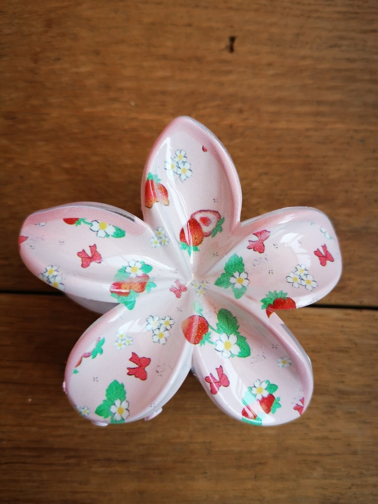 Grande pince "fraises" nœud 