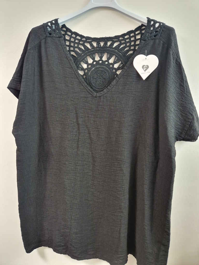 Blouse Solaria noir