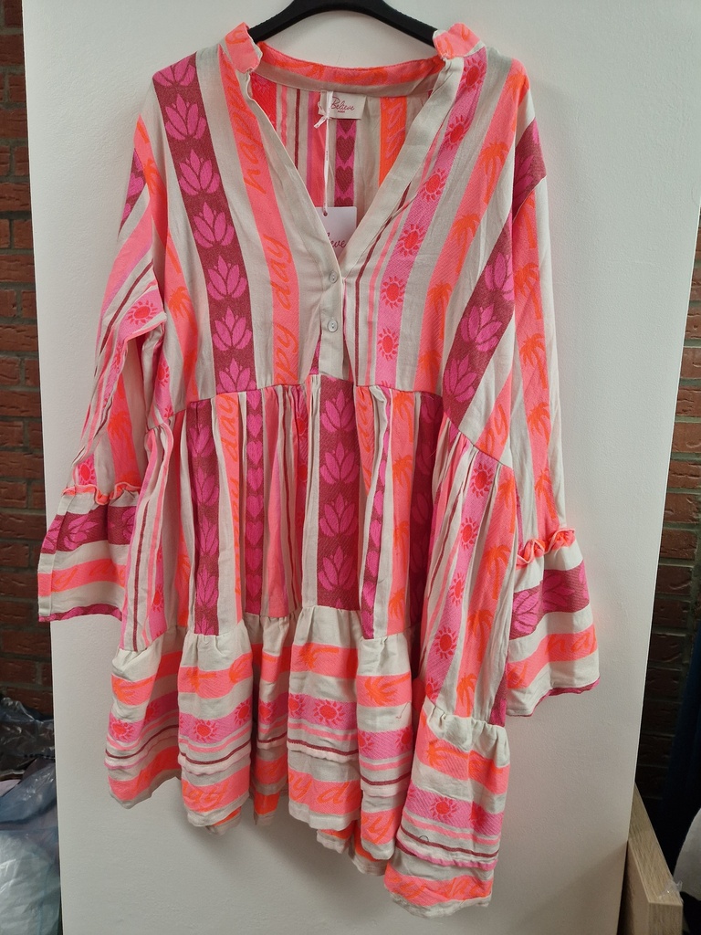 Robe "Helen" corail