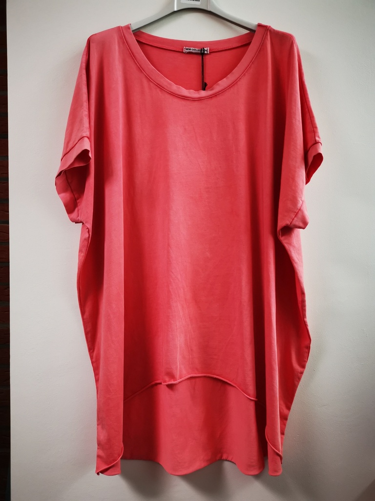 T-shirt uni "Flora Corail