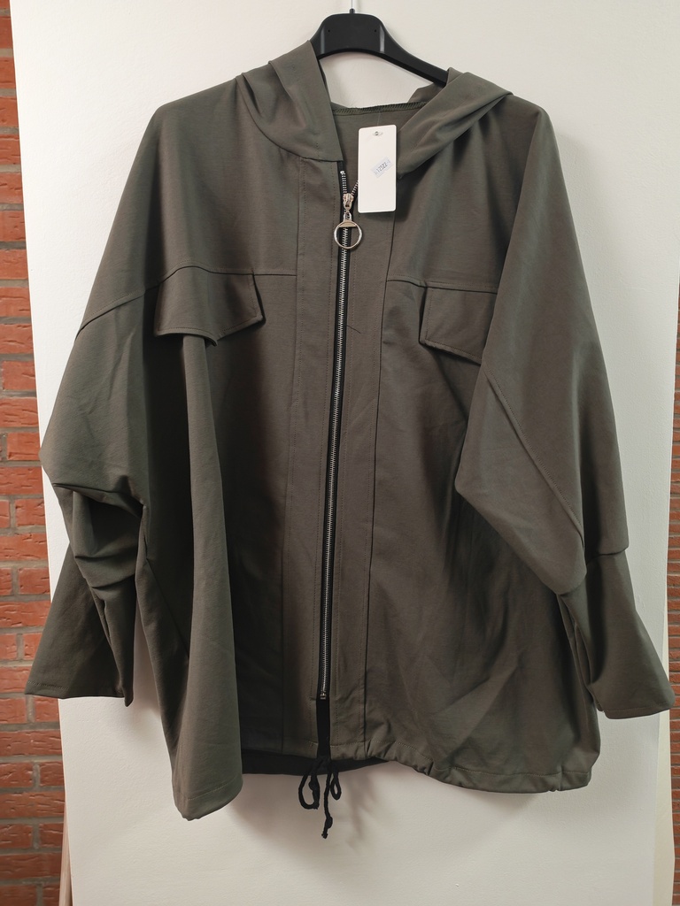 Gilet Steva à capuche kaki