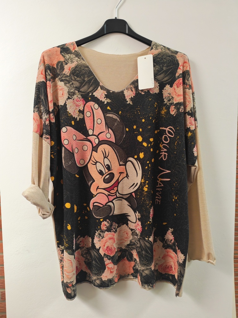 Blouse Minnie rose