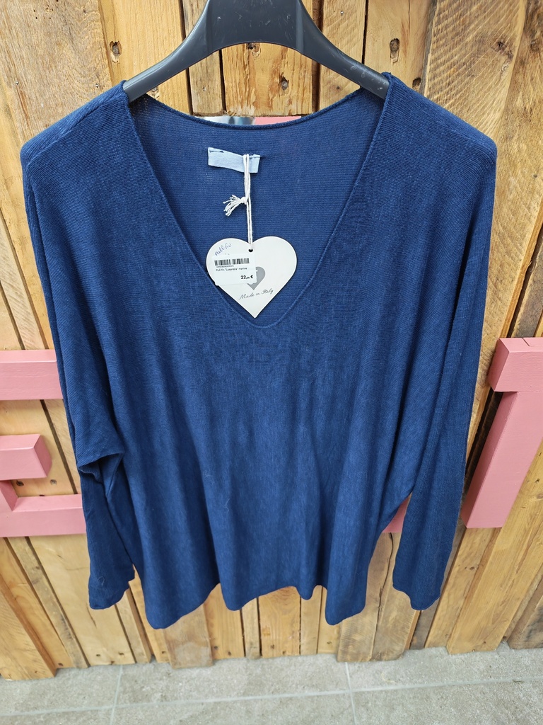 Pull fin "Lysandra" marine