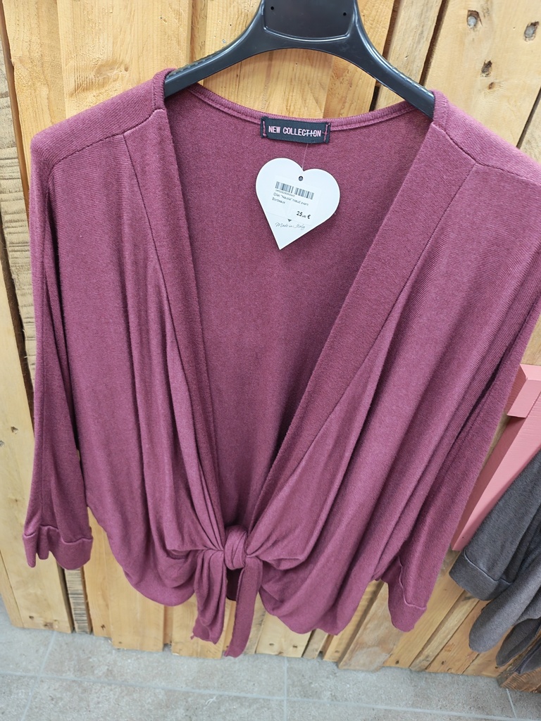 Gilet "Nausia" nœud avant Bordeaux