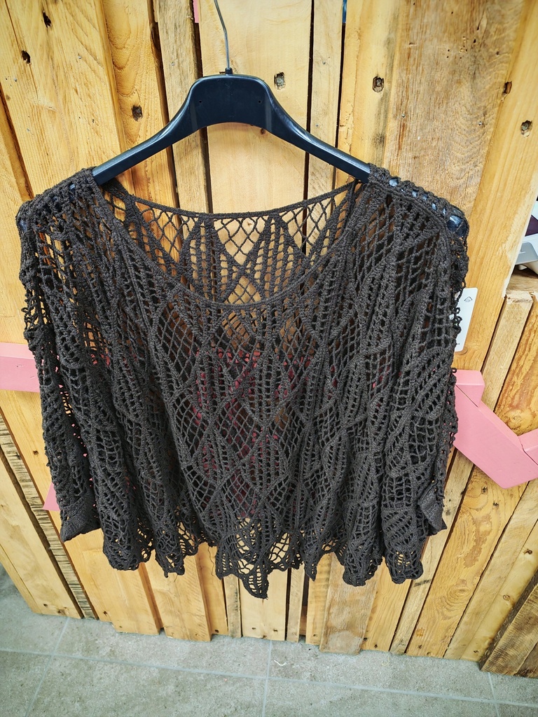 Pull  "apoline" chocolat