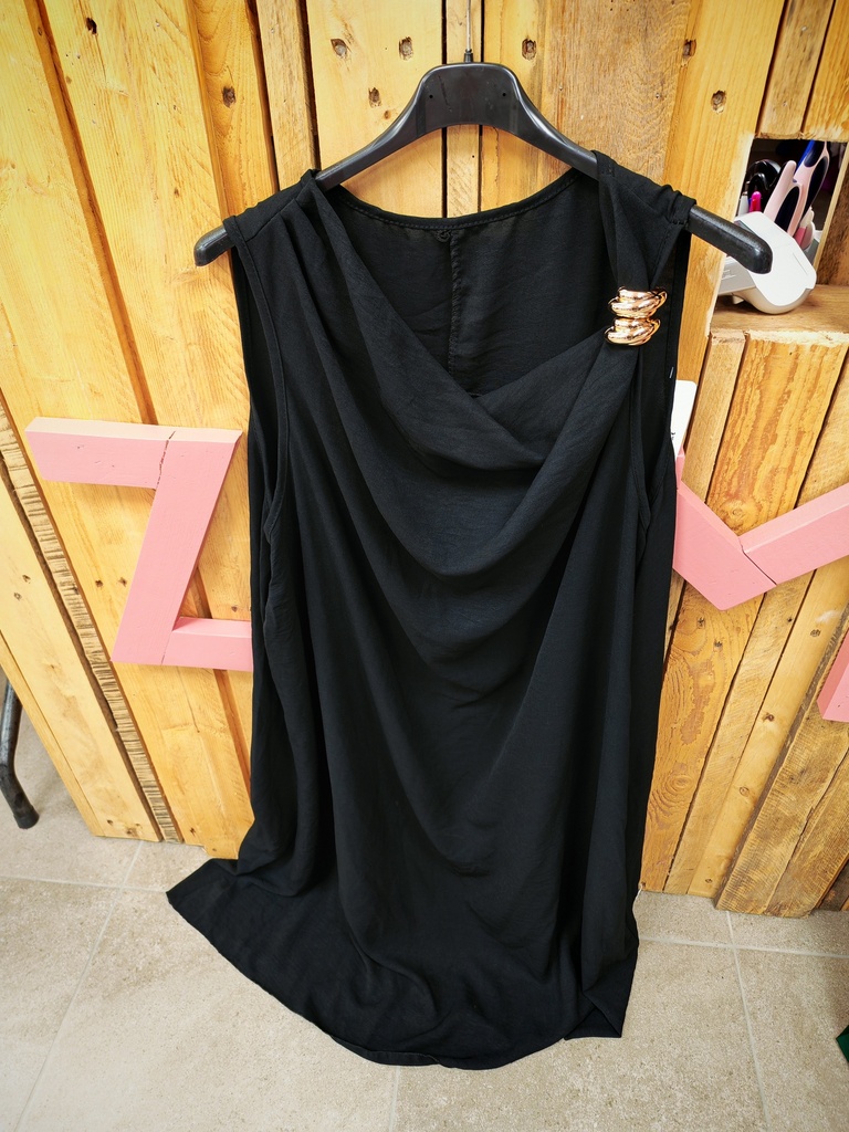 Robe Haiti broche noire