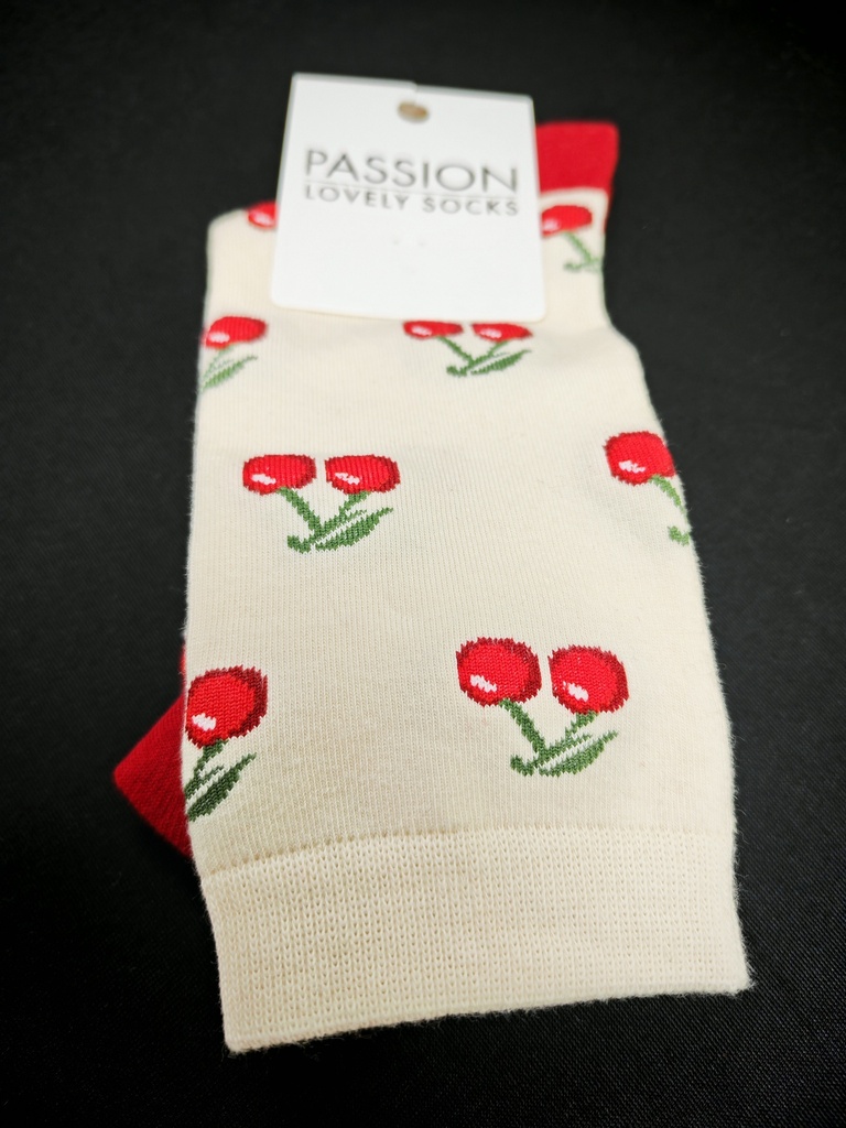 Chaussettes cerise