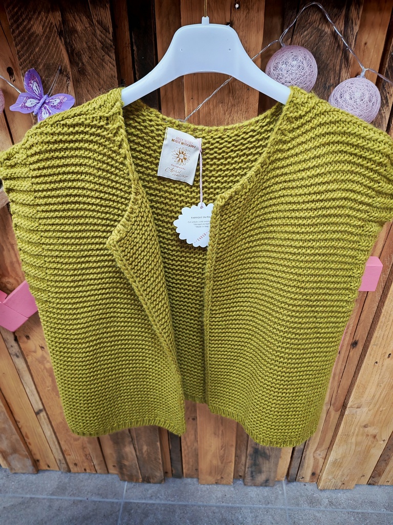 Gilet Angelica olive