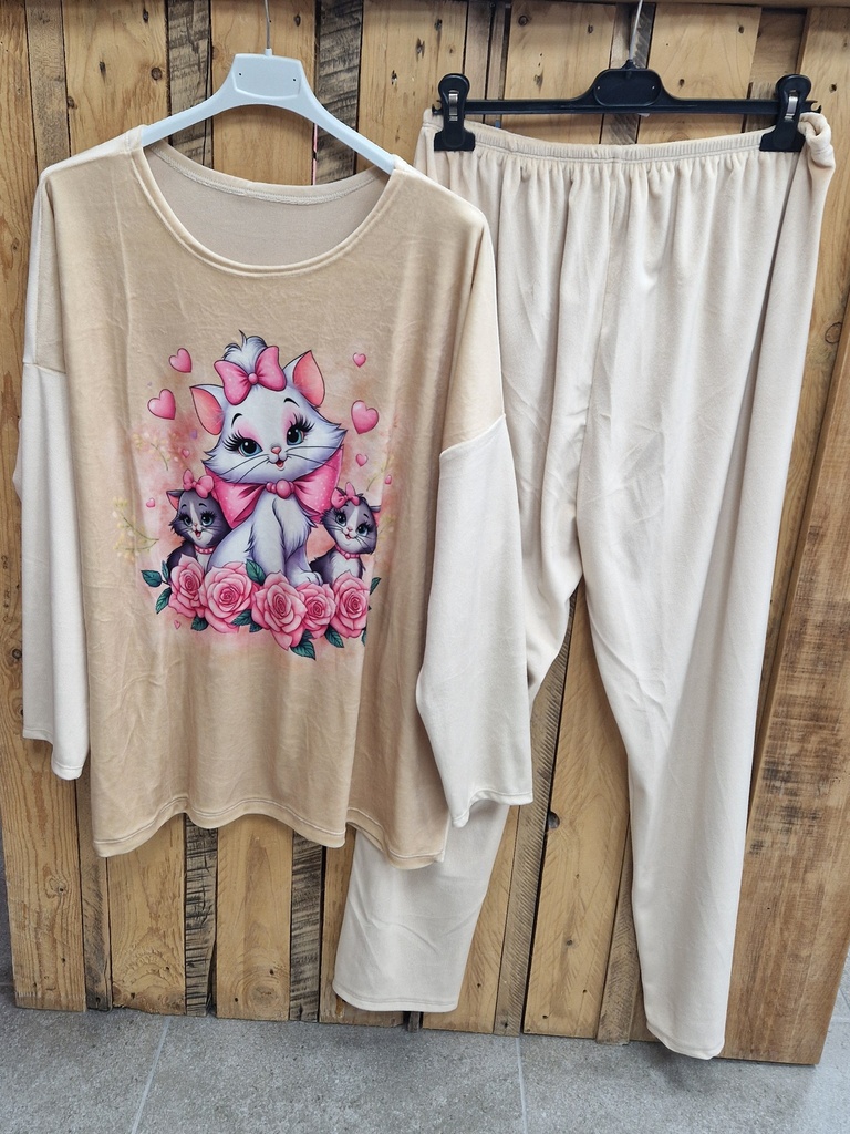 Pyjama Marie chatons (T44-54)