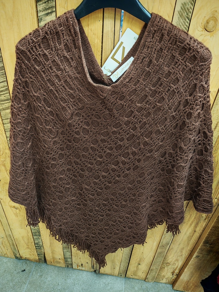 Poncho "Mars" Chocolat