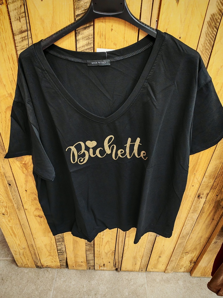 T-shirt Bichette noir T2 