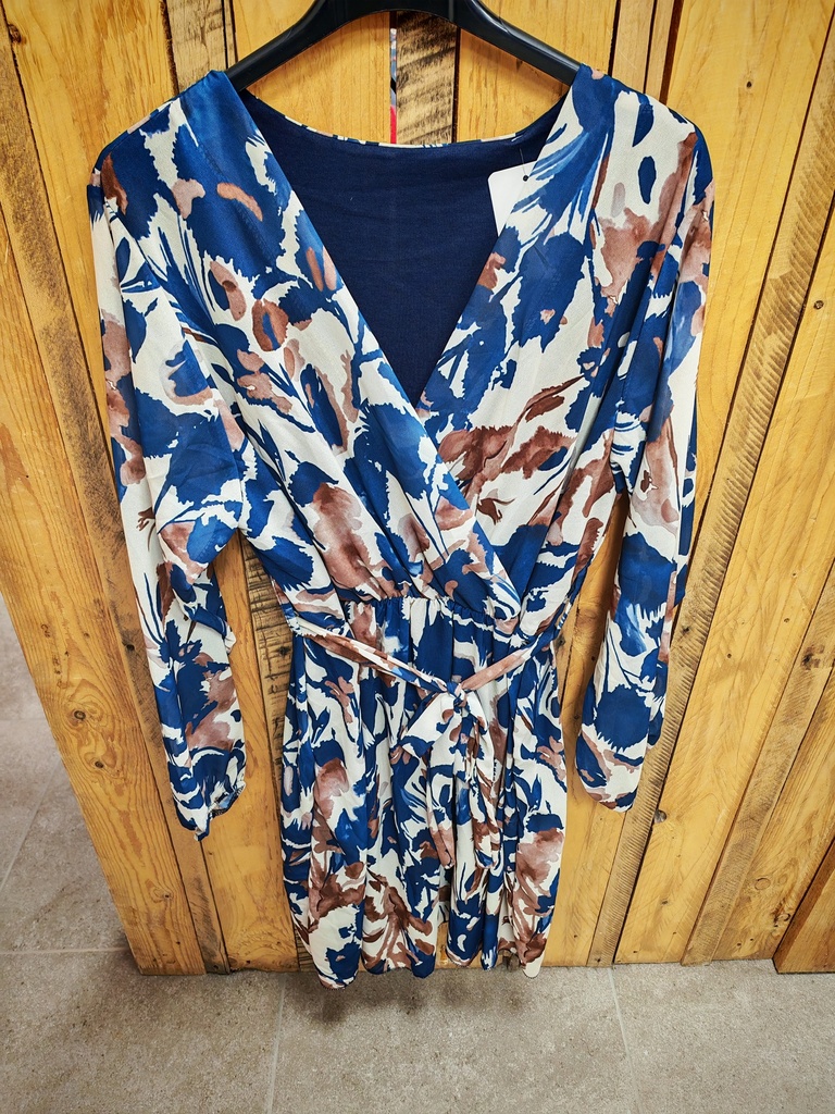 Robes courtes GT "Laurence" Marine