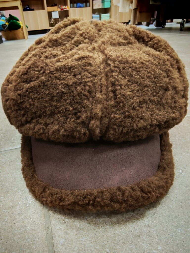 Casquette moltonnée chocolat