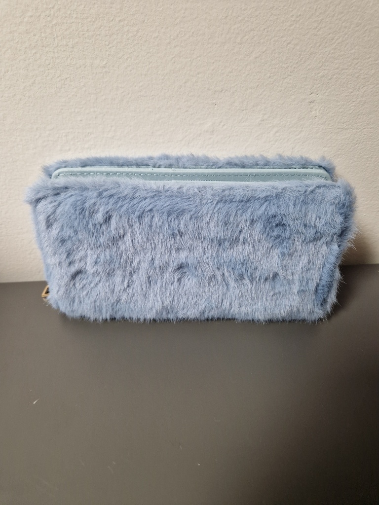 Porte-feuille Teddy bleu ciel grand 
