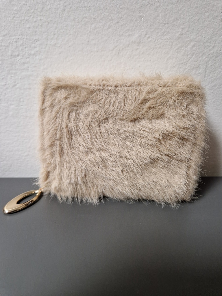 Porte-feuille Teddy beige petit 