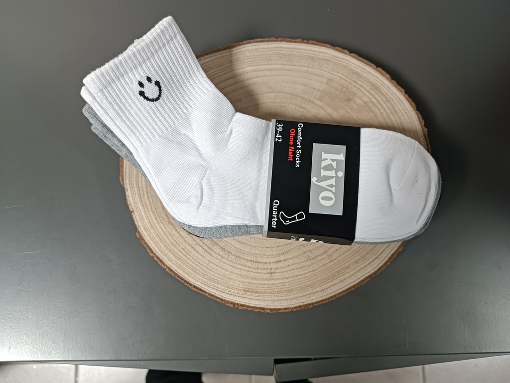 x5 Paires chaussettes sans coutures Smiley - 39/42