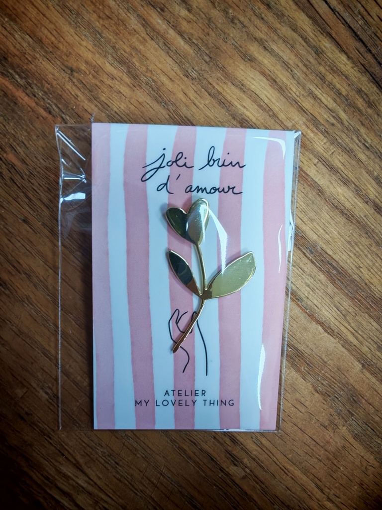 Pin's joli brin d'amour