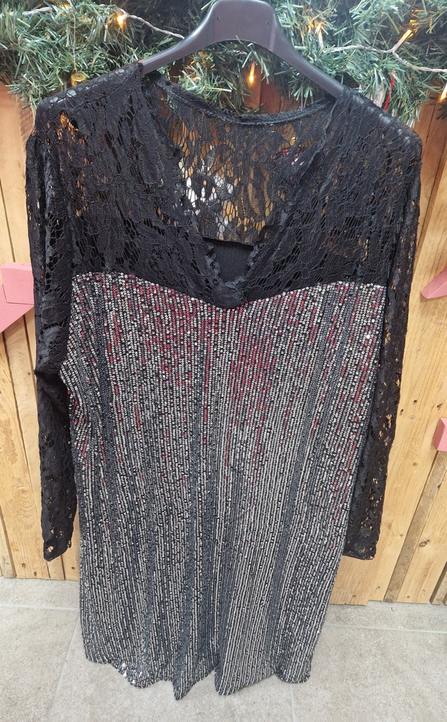 Robe "Taylor" argentée