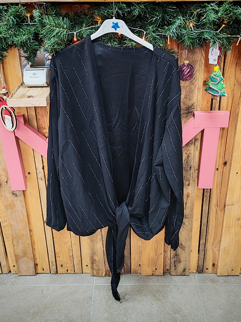 Boléro strass Ravel noir