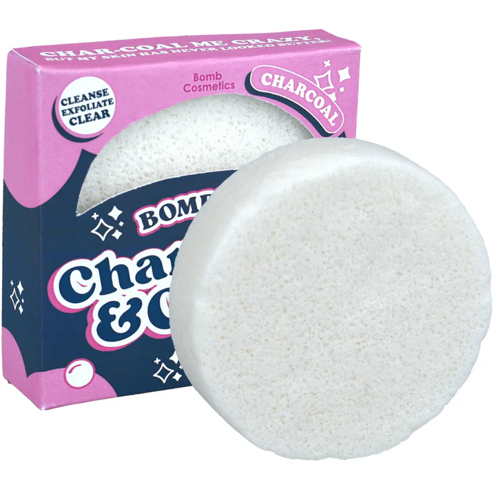 Eponge Exfoliante/Nettoyante visage Char-cool