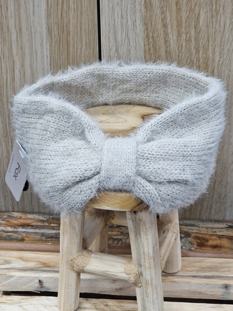 Bandeau de tête pailleté Beige clair