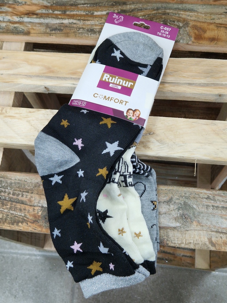 Pack 1 : Chaussettes enfants/femmes Taille 35-38