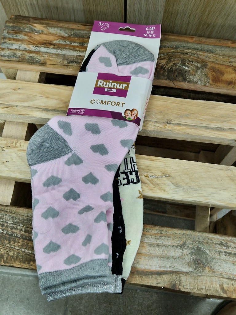 Pack 4 : Chaussettes enfants Taille 31-34