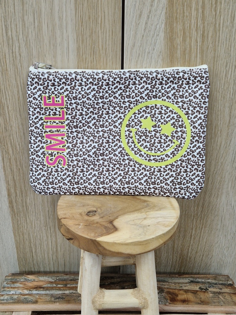 Trousse smile léopard