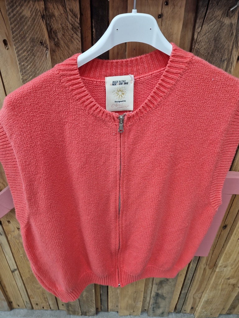 Gilet spring tirette 36-44 corail