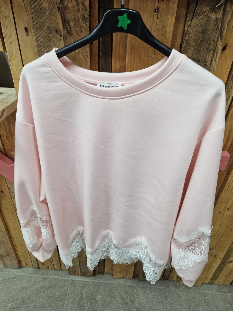 Pull "Zaria" Rose pâle