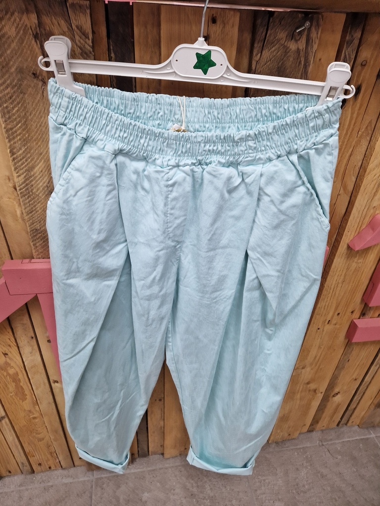 Pantalon "Garance" Vert eau