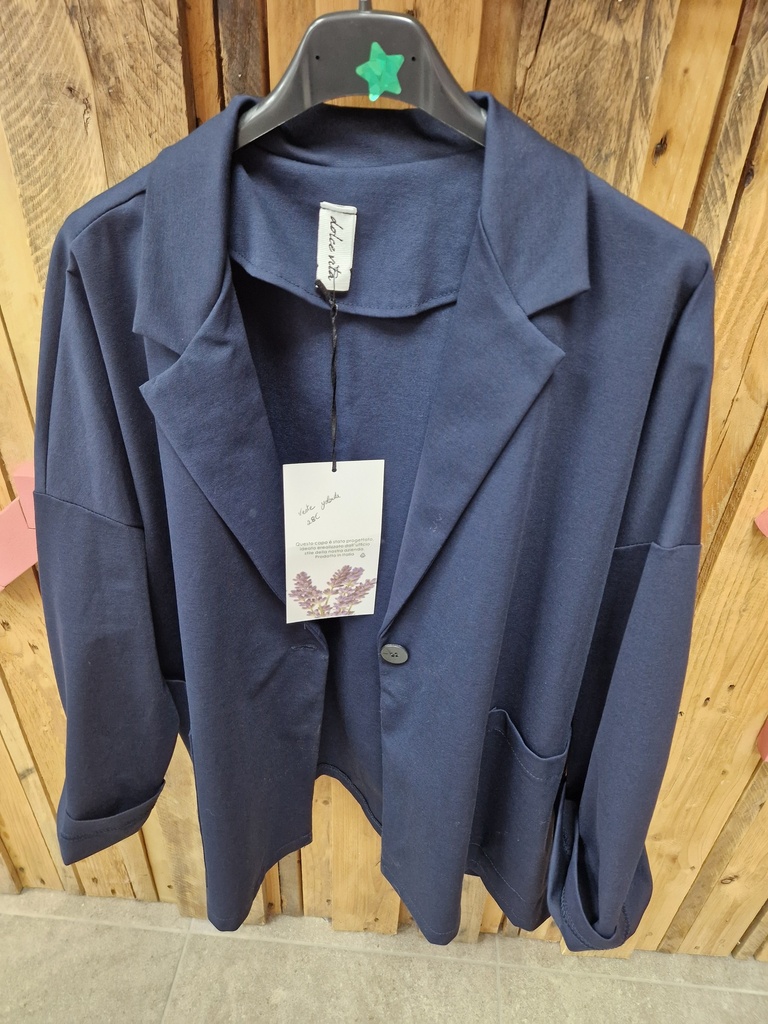 Veste "Yolande" Bleu marine