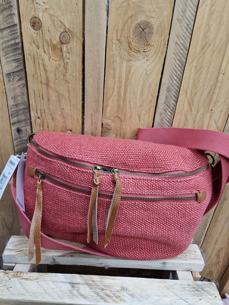 Sac banane "Holly" Framboise