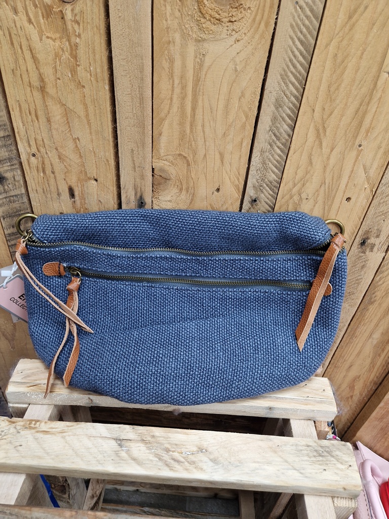 Sac banane "Holly" Bleu jeans