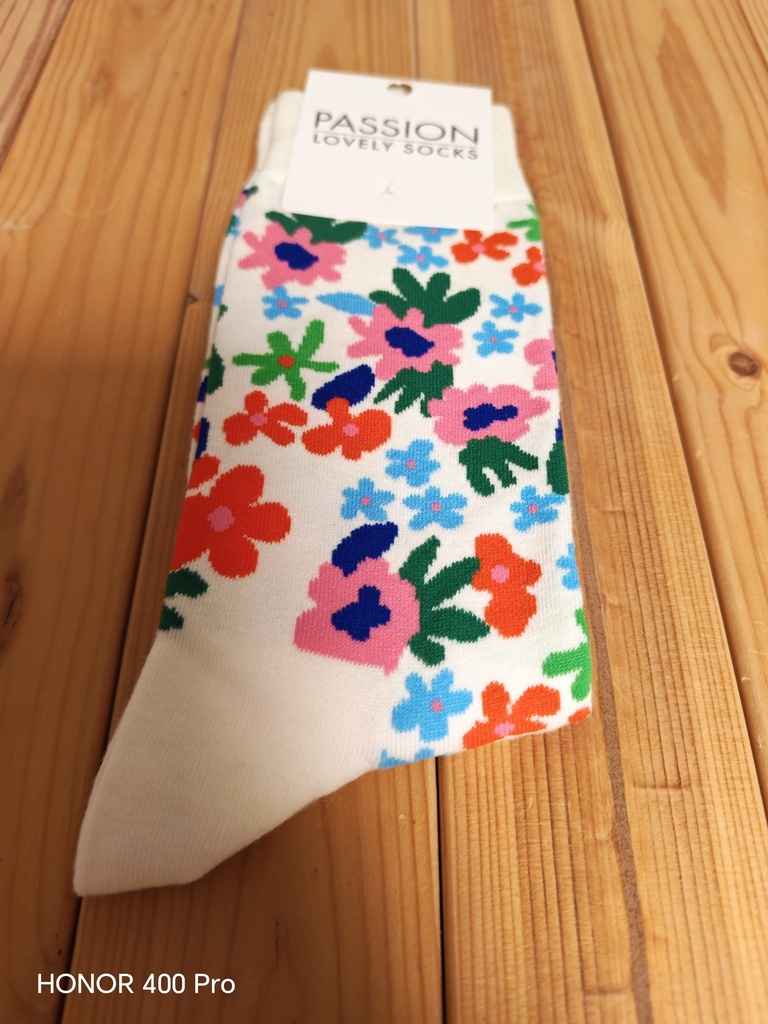Chaussettes fleurs