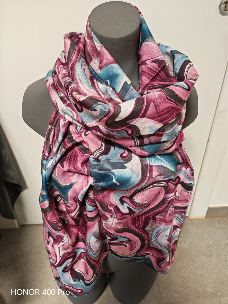 Foulard marbré