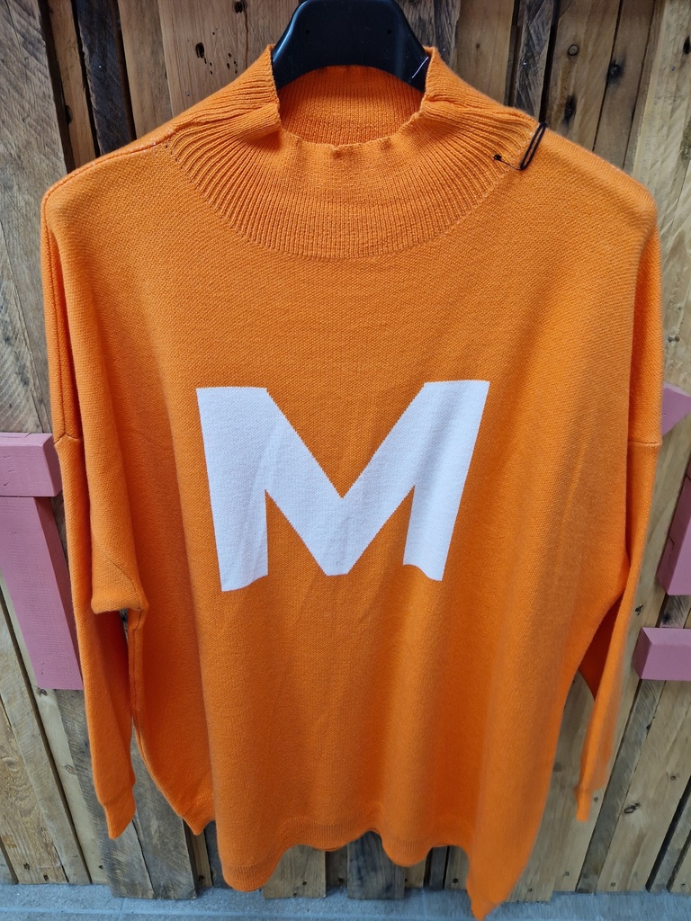 Pull "M" orange