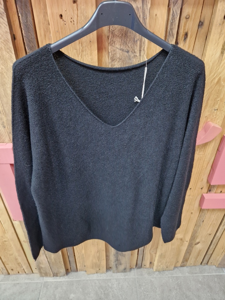 Pull "Ayana" col v Noir