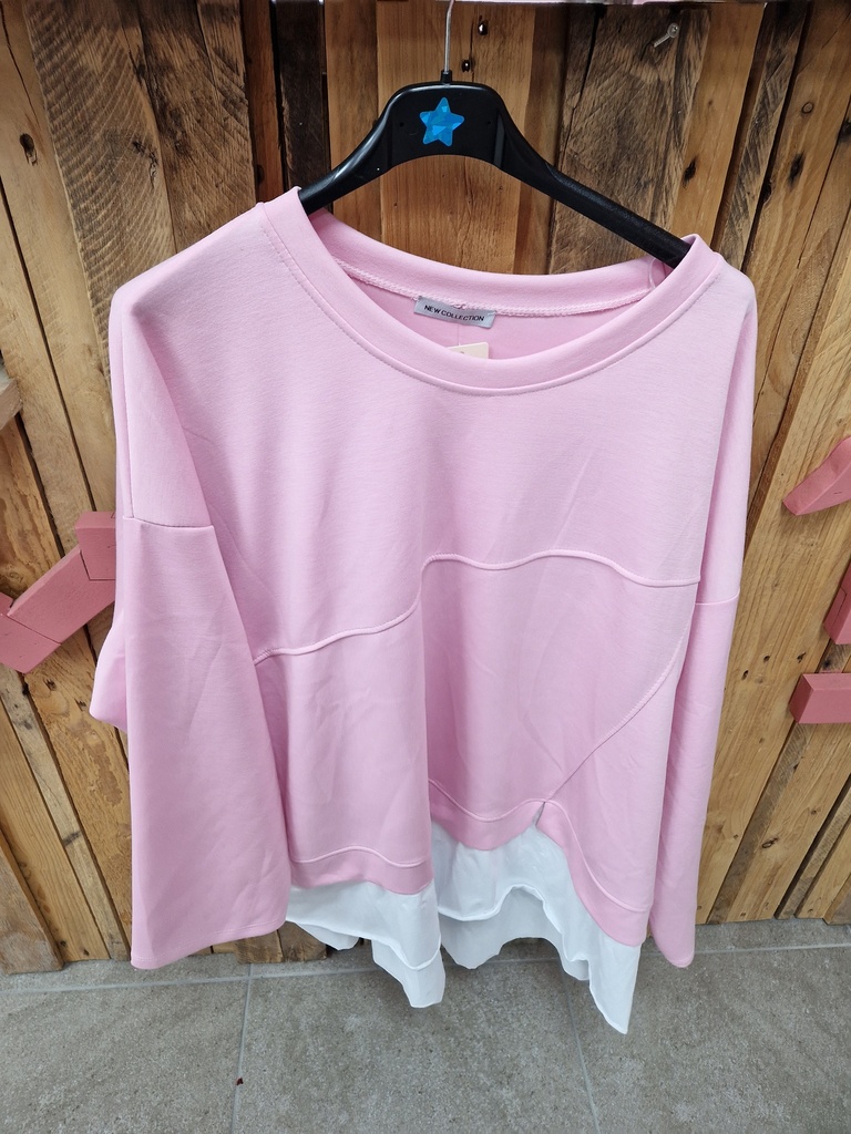 Pull Nigia rose pâle