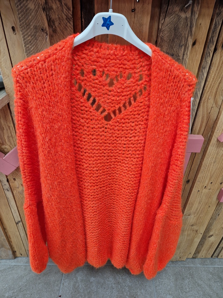 Gilet cupidon orange fluo