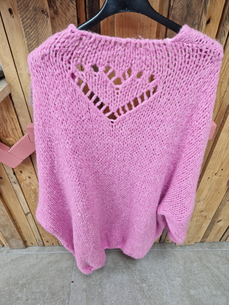 Gilet cupidon fuchsia