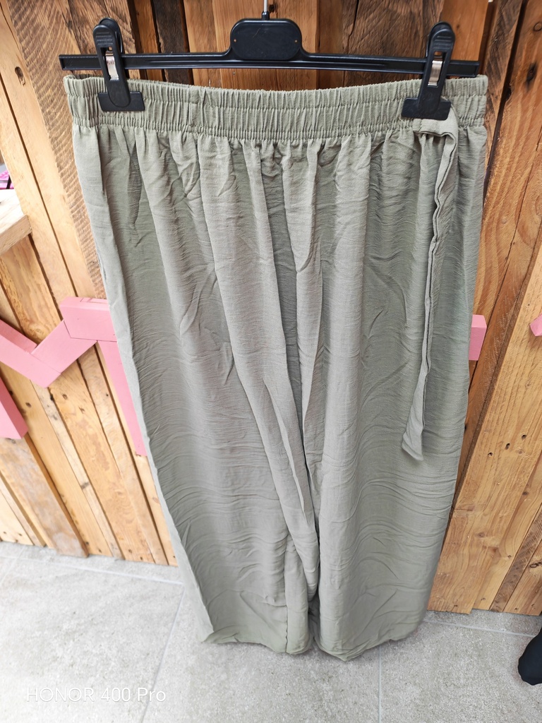 Pantalon large "Hawaï" Kaki