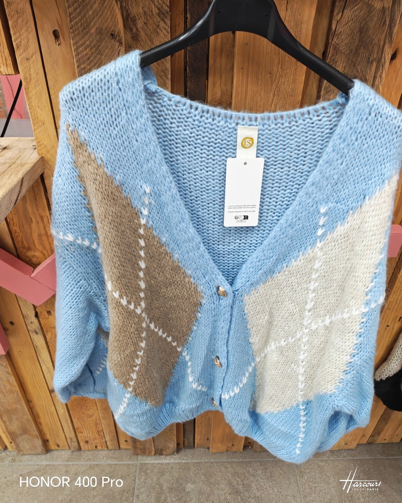 Gilet "Losia" Bleu ciel