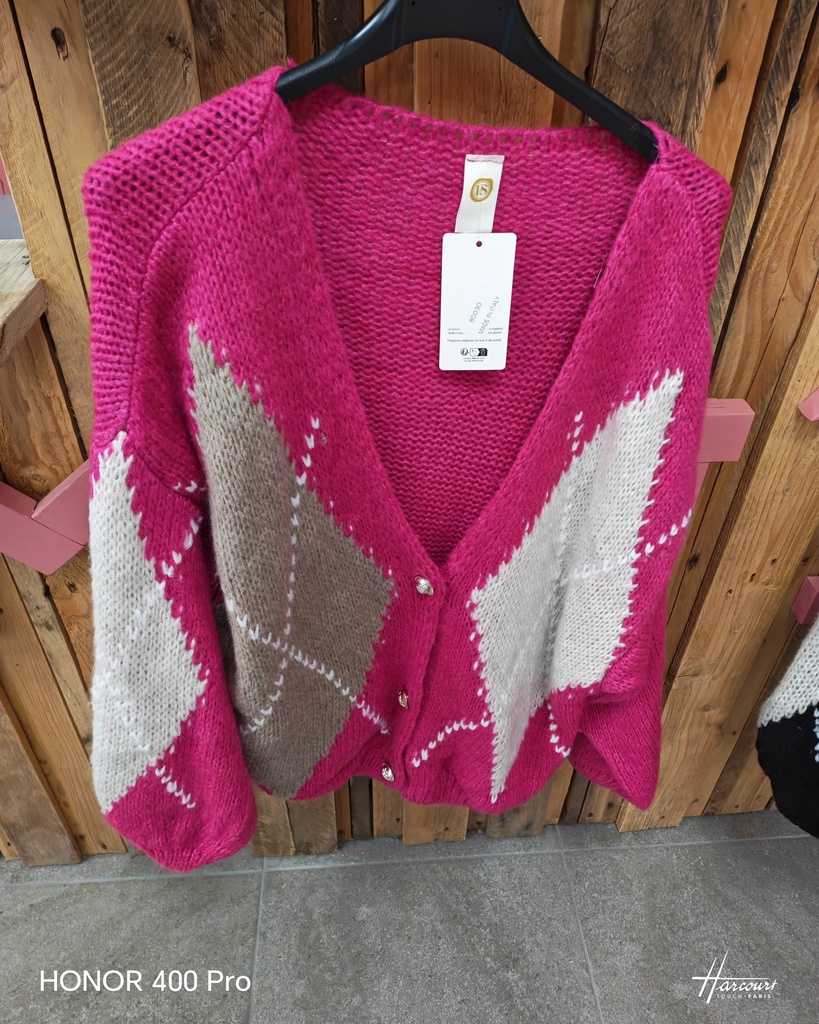 Gilet "Losia" Fuchsia