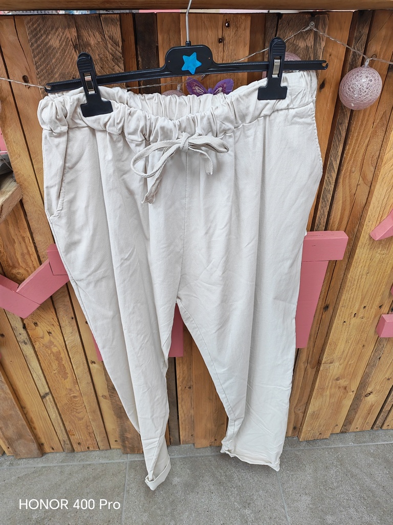 Pantalon "Cuba" Beige