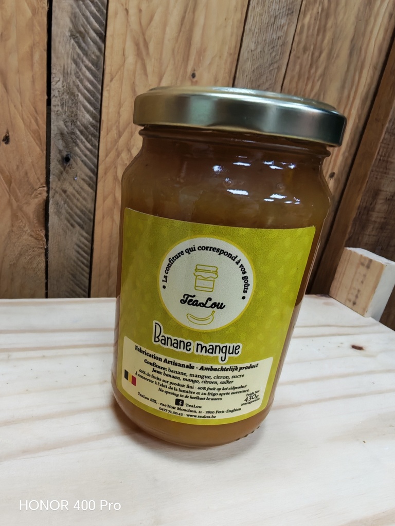 Confiture Banane - Mangue 430gr
