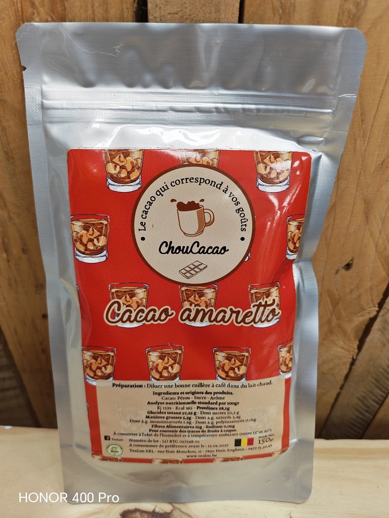 Cacao -  Amaretto 150 gr 